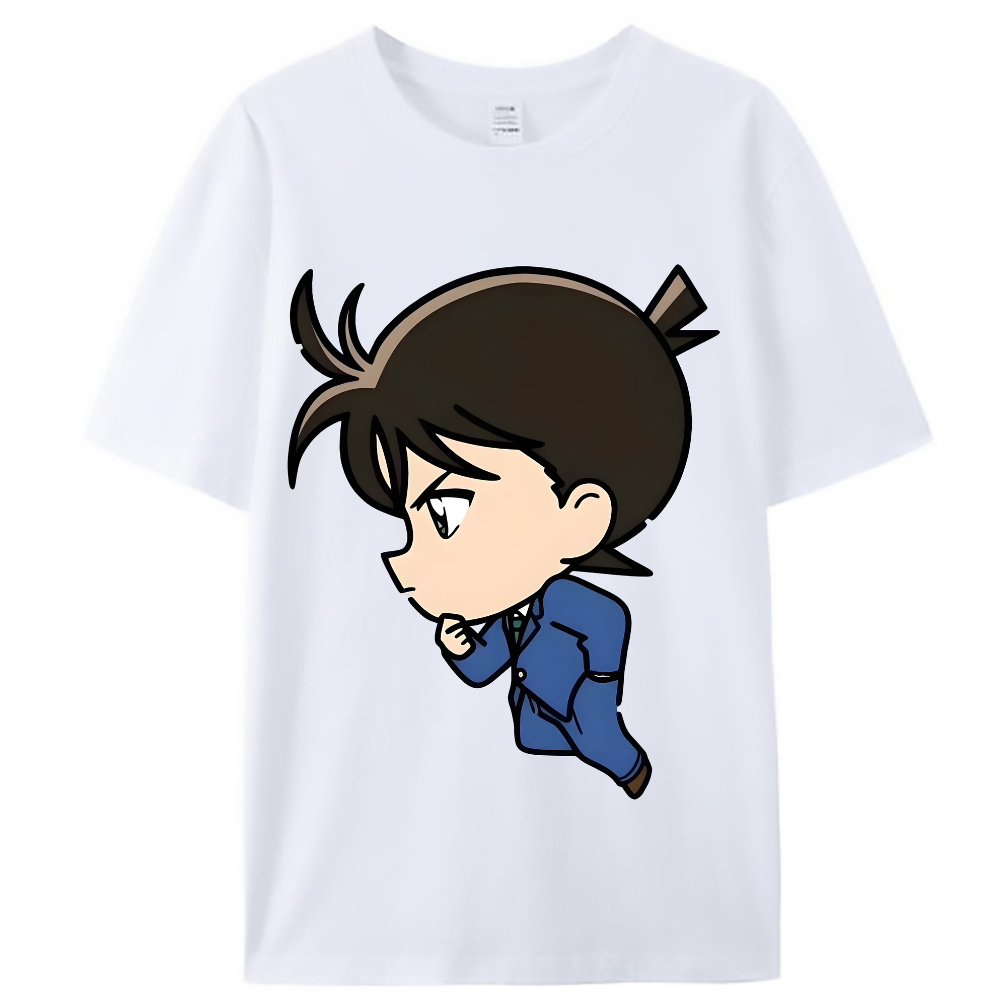 （画像用） 名探偵コナン 江戸川 コナン Detective Conan Conan Edogawa レディースカジュアルプリントTシャツ（綿100％）