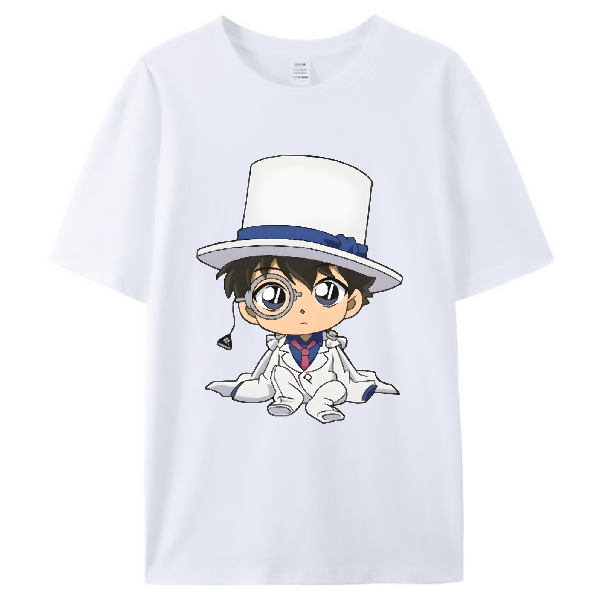 （画像用） 名探偵コナン くろば かいと Detective Conan Kuroba Kaito レディースカジュアルプリントTシャツ（綿100％）