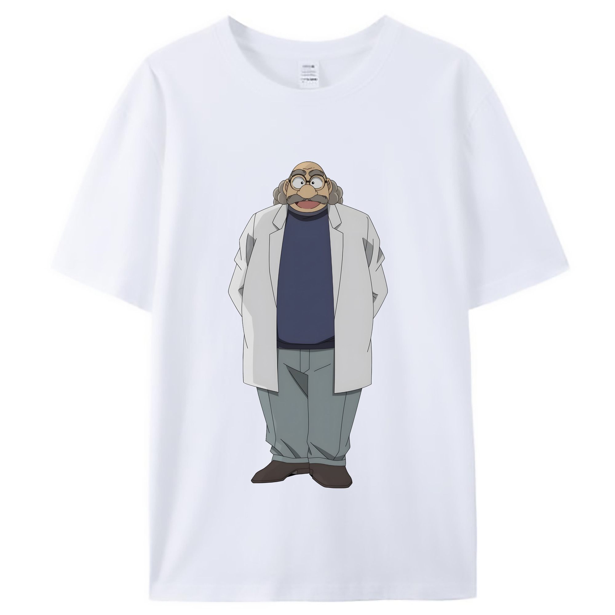（画像用） 名探偵コナン あがさ ひろし Detective Conan Agasa Hiroshi レディースカジュアルプリントTシャツ（綿100％）