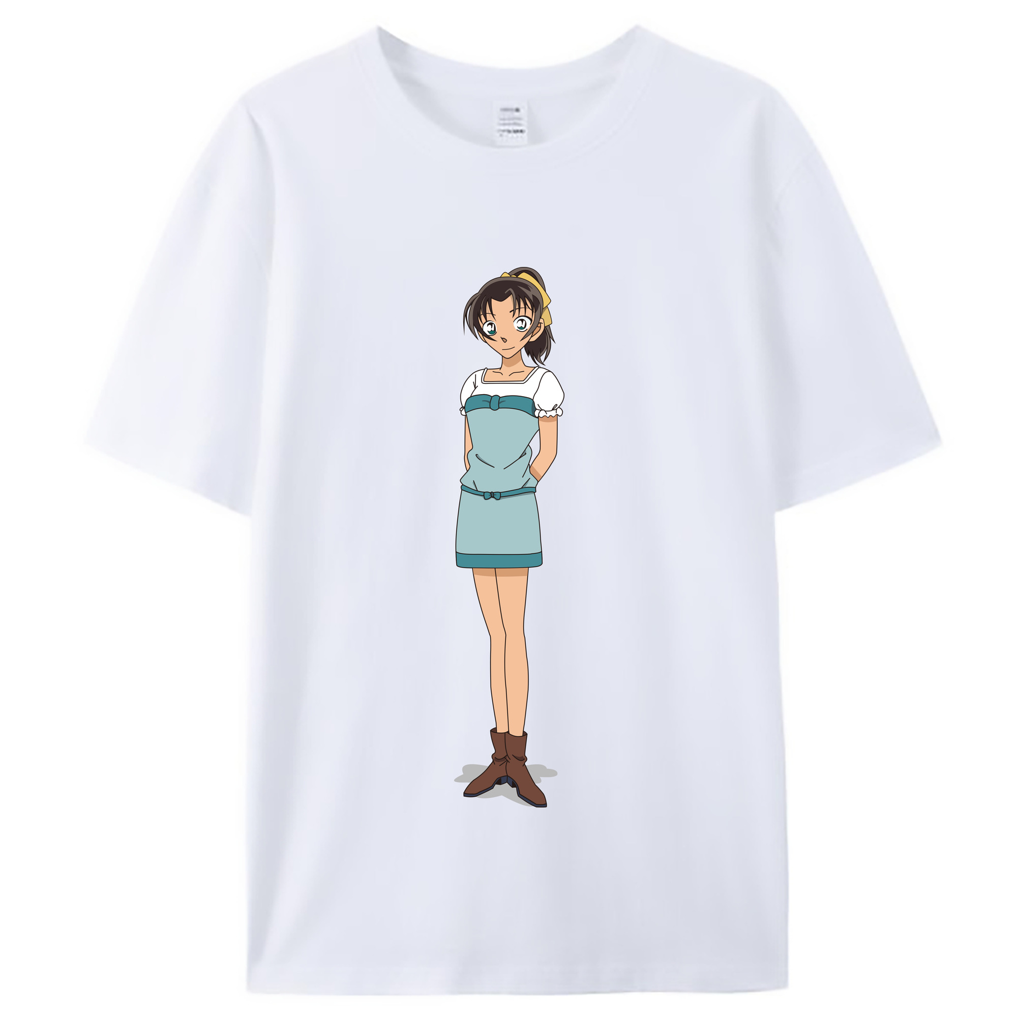 （画像用） 名探偵コナン Detective Conan レディースカジュアルプリントTシャツ（綿100％）