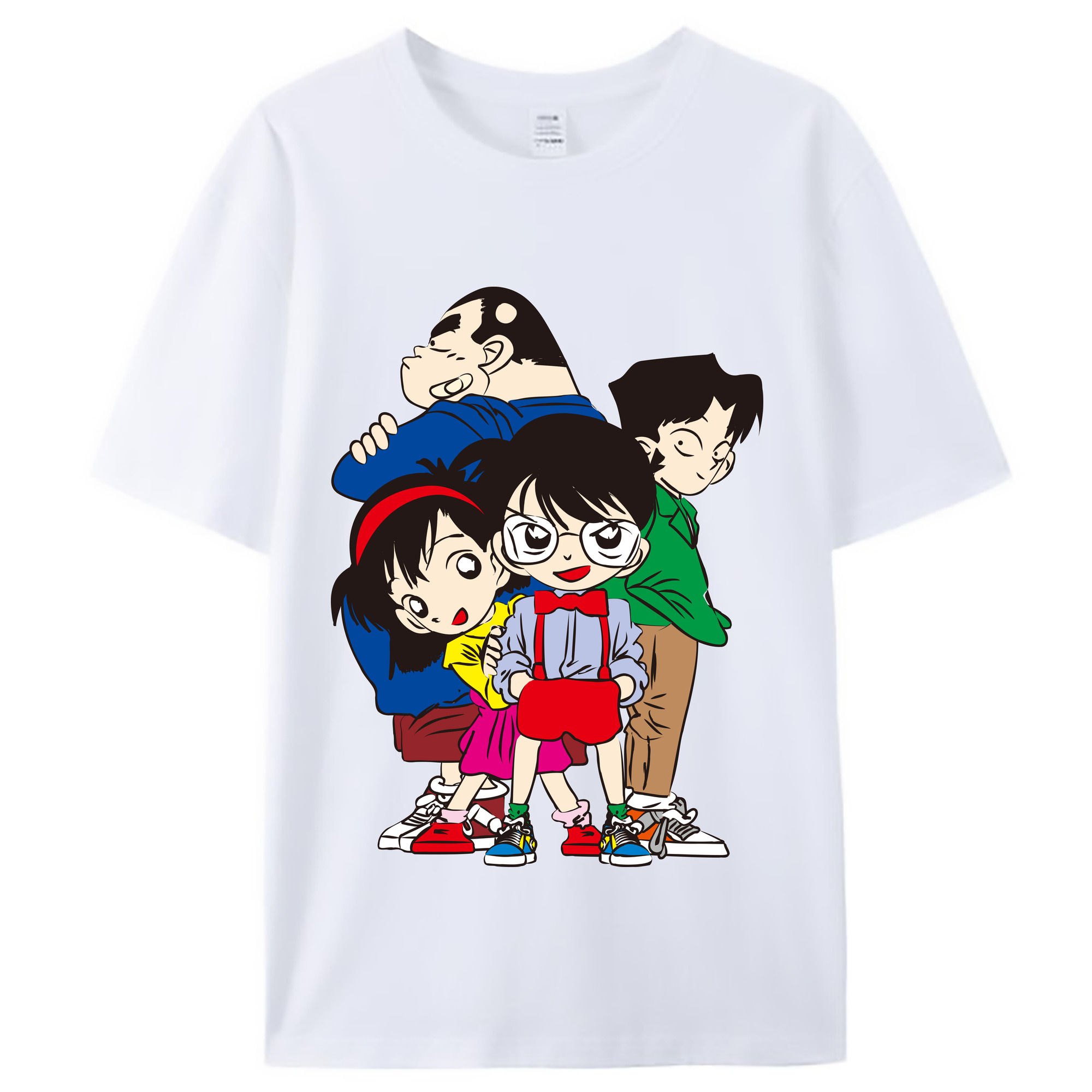 （画像用） 名探偵コナン Detective Conan レディースカジュアルプリントTシャツ（綿100％）