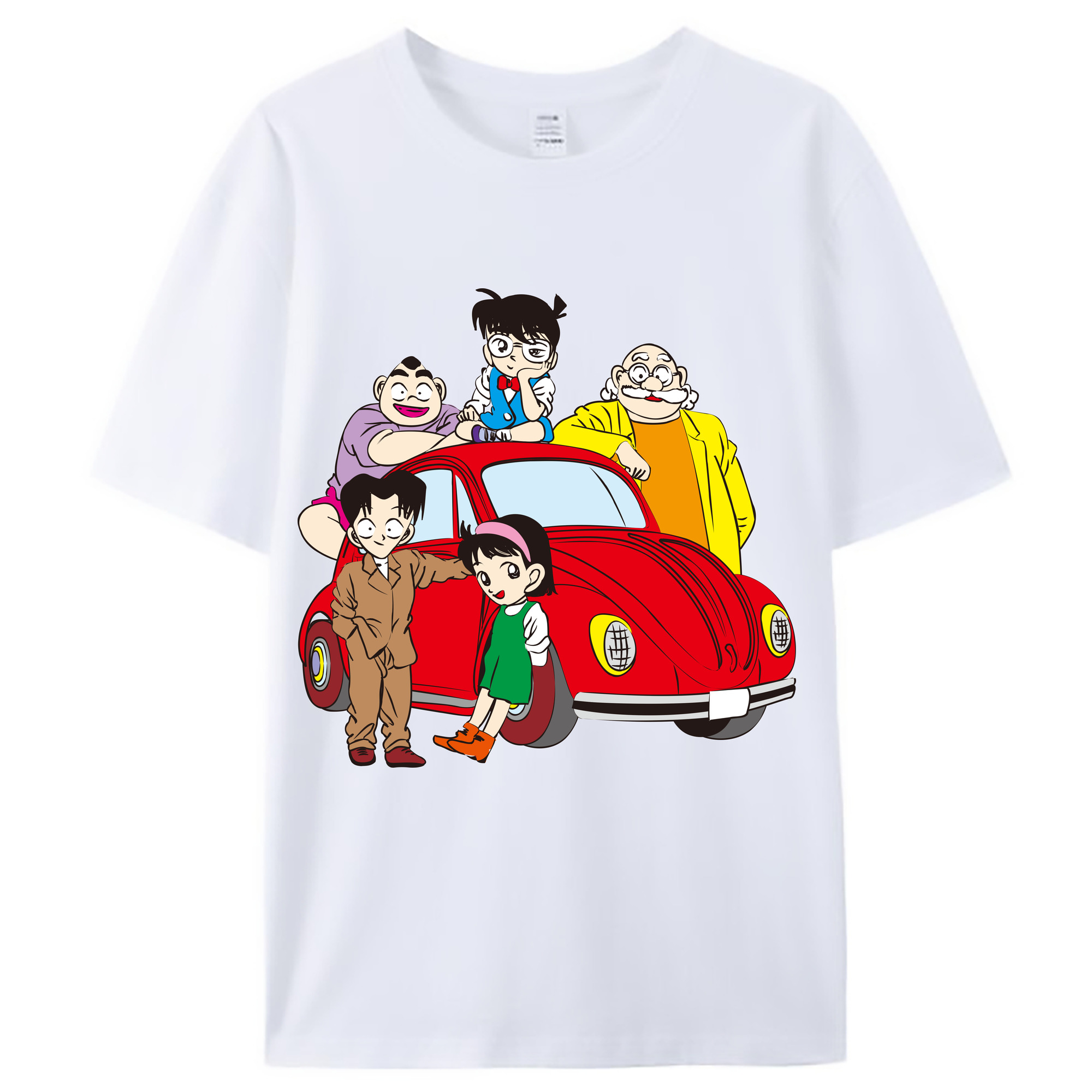 （画像用） 名探偵コナン Detective Conan レディースカジュアルプリントTシャツ（綿100％）