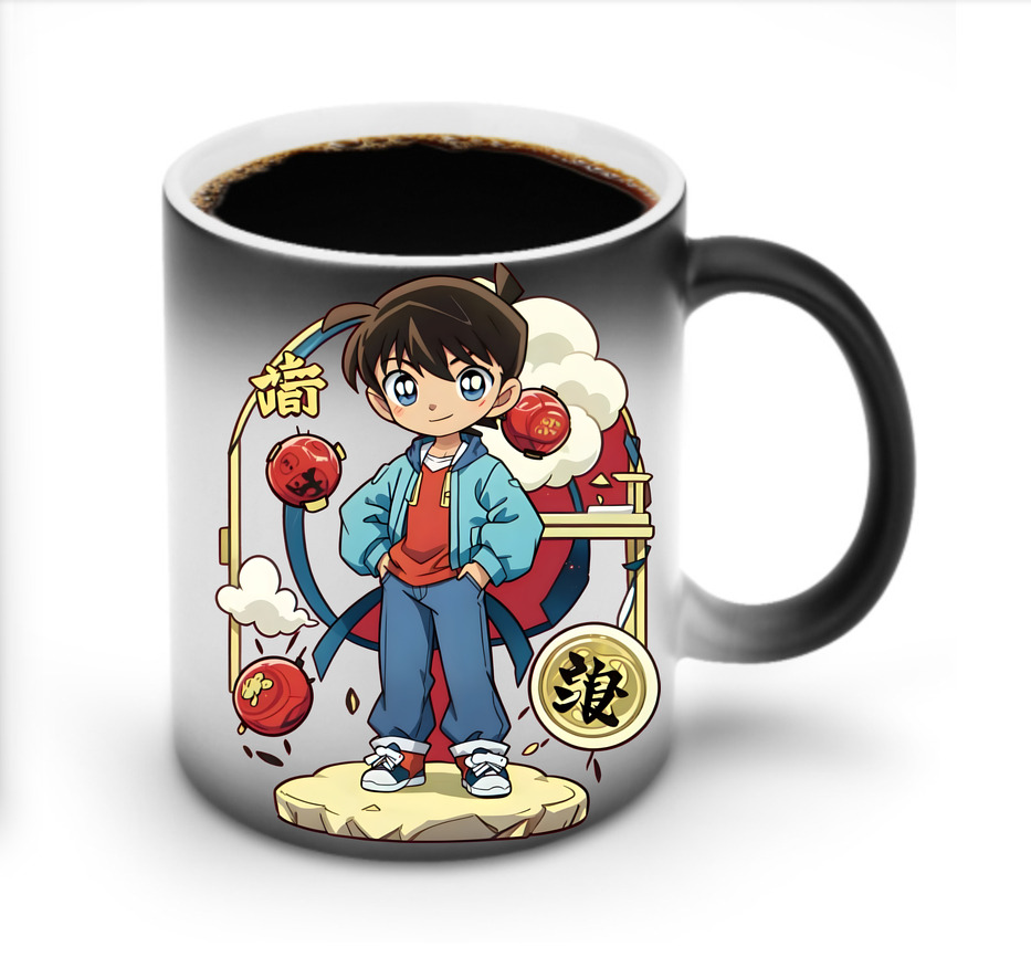 （画像用） 名探偵コナン 江戸川 コナン Detective Conan Conan Edogawa 温度変色マグカップ