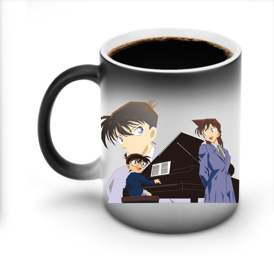 （画像用） 名探偵コナン 毛利 蘭 もうり らん、モーリ ラン Detective Conan Rachel Moore 温度変色マグカップ