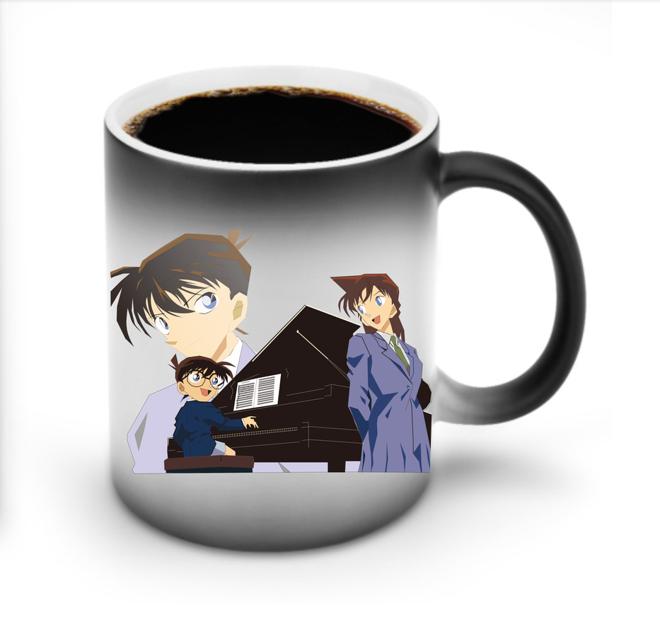 （画像用） 名探偵コナン 毛利 蘭 もうり らん、モーリ ラン Detective Conan Rachel Moore 温度変色マグカップ