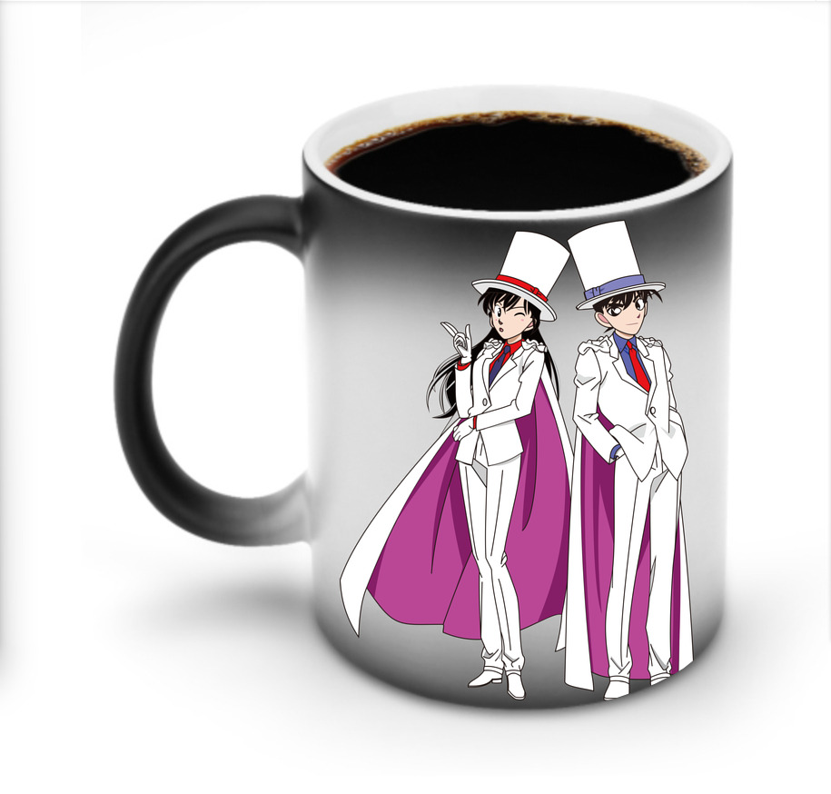 （画像用） 名探偵コナン くろば かいと Detective Conan Kuroba Kaito 温度変色マグカップ