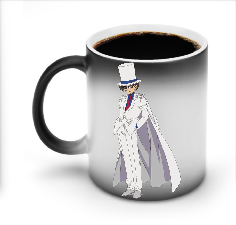 （画像用） 名探偵コナン くろば かいと Detective Conan Kuroba Kaito 温度変色マグカップ