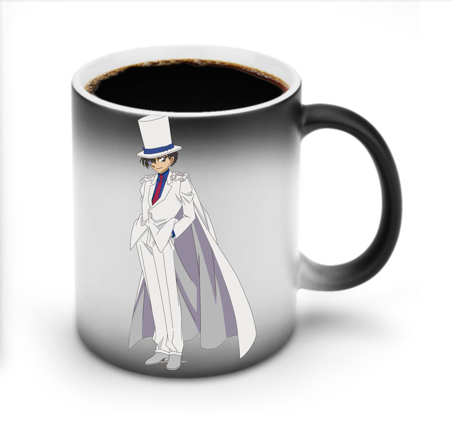 （画像用） 名探偵コナン くろば かいと Detective Conan Kuroba Kaito 温度変色マグカップ