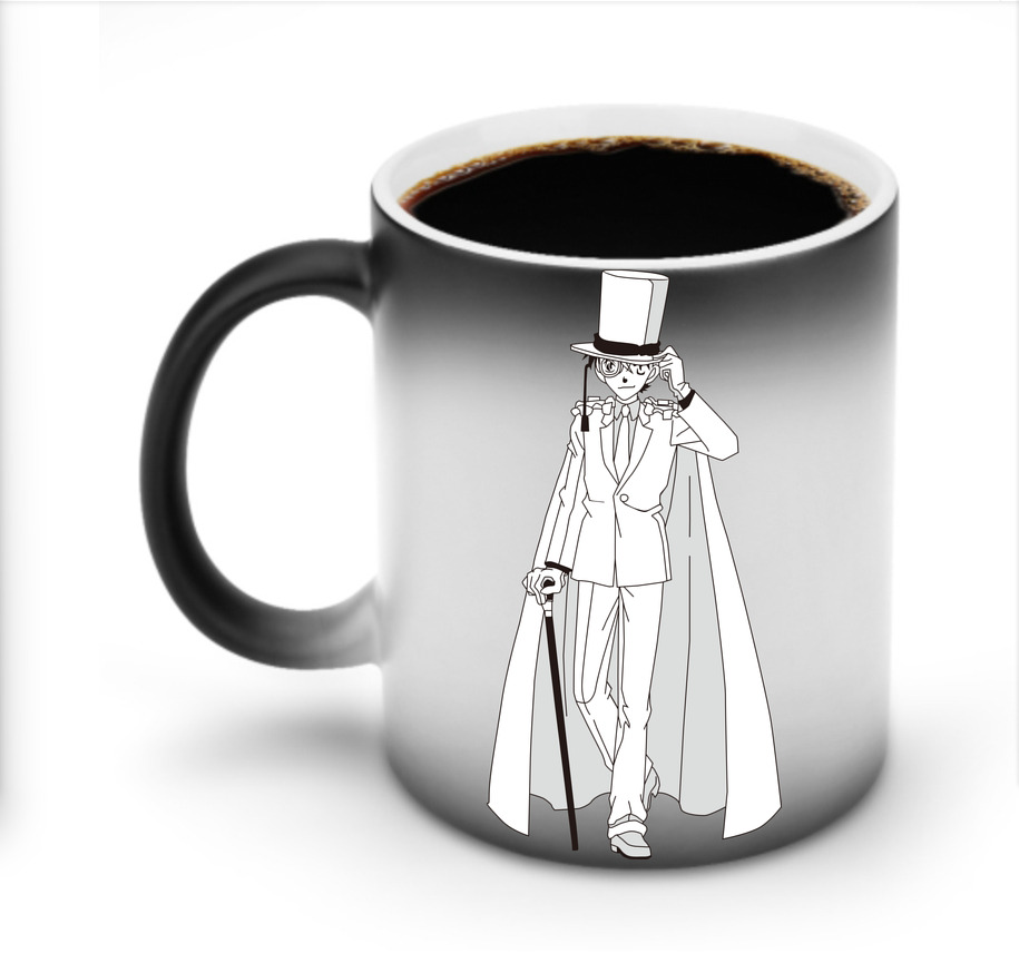 （画像用） 名探偵コナン くろば かいと Detective Conan Kuroba Kaito 温度変色マグカップ