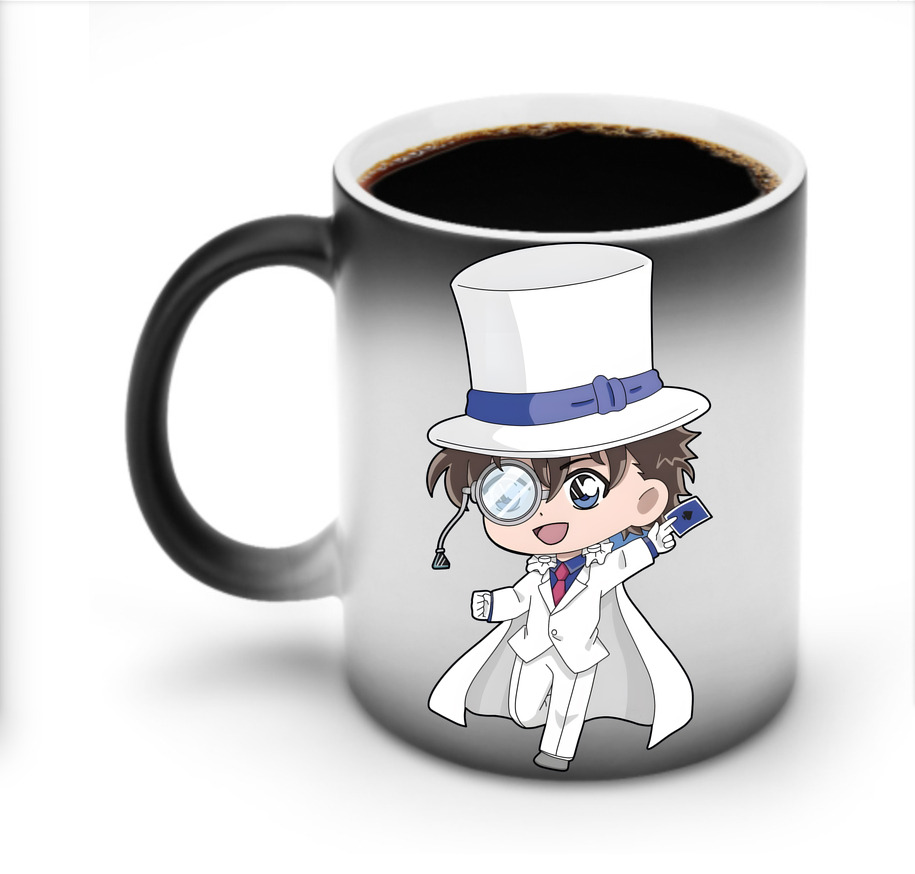（画像用） 名探偵コナン くろば かいと Detective Conan Kuroba Kaito 温度変色マグカップ