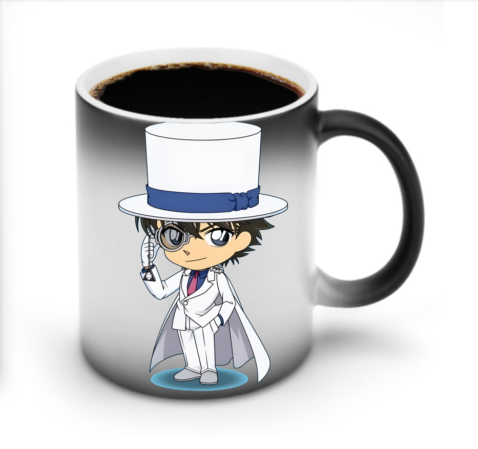 （画像用） 名探偵コナン くろば かいと Detective Conan Kuroba Kaito 温度変色マグカップ