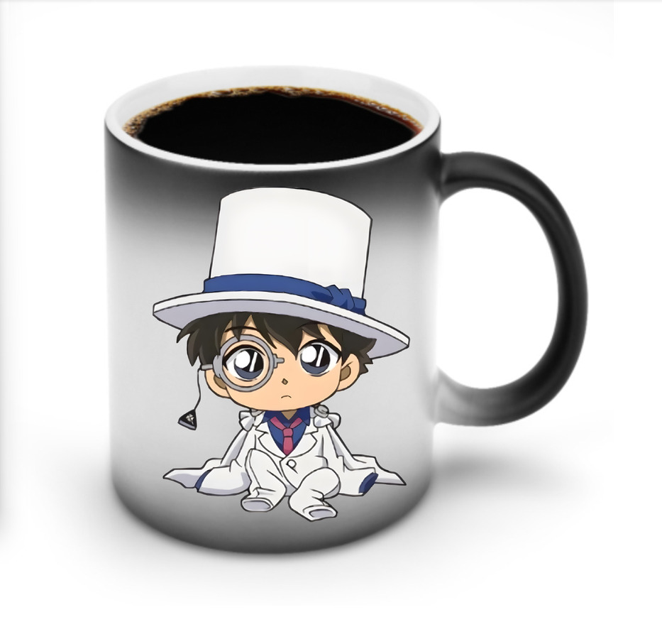 （画像用） 名探偵コナン くろば かいと Detective Conan Kuroba Kaito 温度変色マグカップ