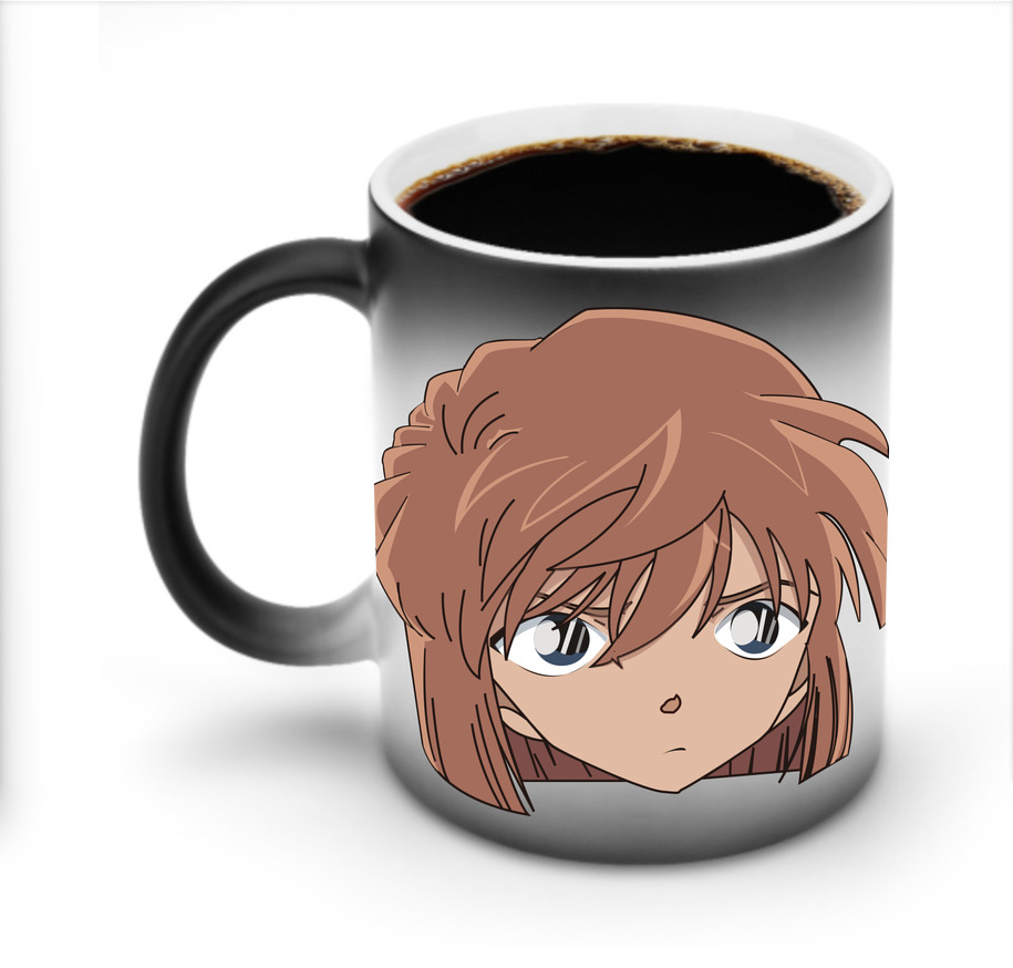 （画像用） 名探偵コナン 灰原 哀 はいばら あい Detective Conan Anita Hailey、Vi Graythorn Haibara Ai 温度変色マグカップ