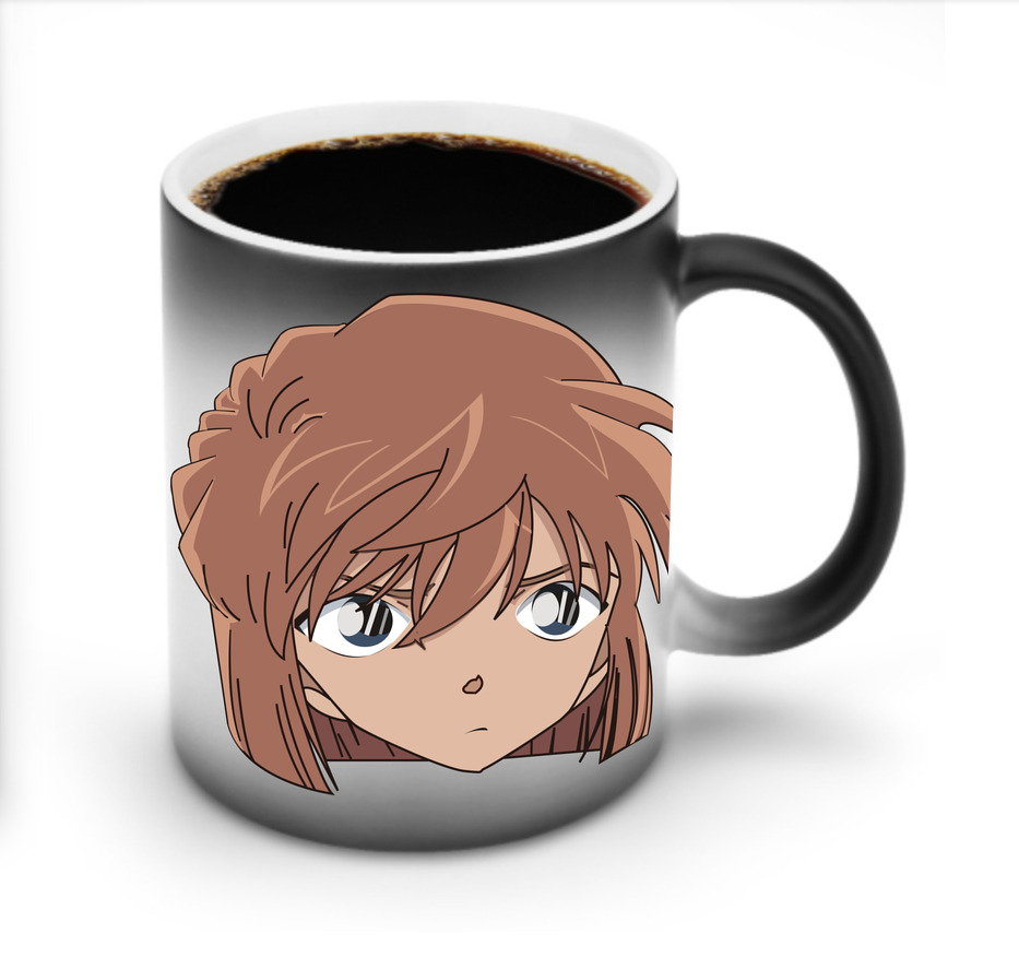 （画像用） 名探偵コナン 灰原 哀 はいばら あい Detective Conan Anita Hailey、Vi Graythorn Haibara Ai 温度変色マグカップ