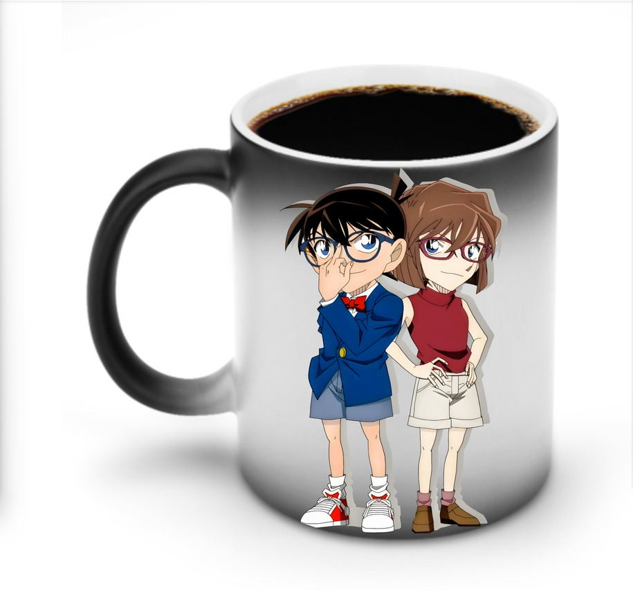 （画像用） 名探偵コナン 灰原 哀 はいばら あい Detective Conan Anita Hailey、Vi Graythorn Haibara Ai 温度変色マグカップ