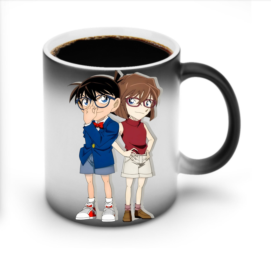 （画像用） 名探偵コナン 灰原 哀 はいばら あい Detective Conan Anita Hailey、Vi Graythorn Haibara Ai 温度変色マグカップ