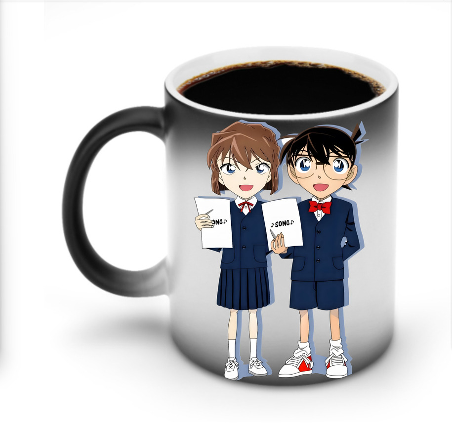（画像用） 名探偵コナン 灰原 哀 はいばら あい Detective Conan Anita Hailey、Vi Graythorn Haibara Ai 温度変色マグカップ