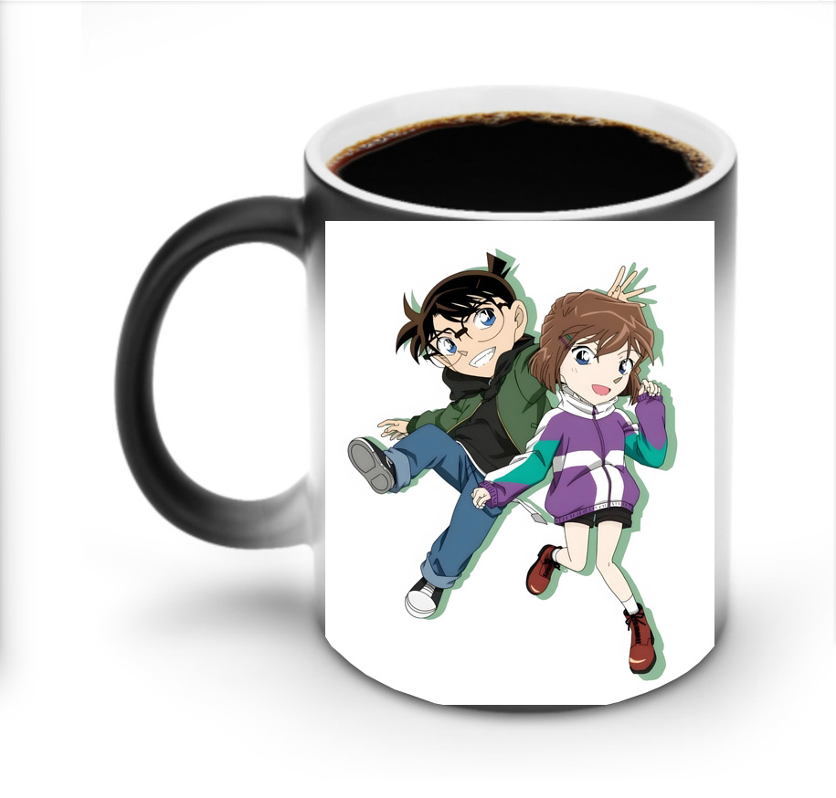 （画像用） 名探偵コナン 灰原 哀 はいばら あい Detective Conan Anita Hailey、Vi Graythorn Haibara Ai 温度変色マグカップ