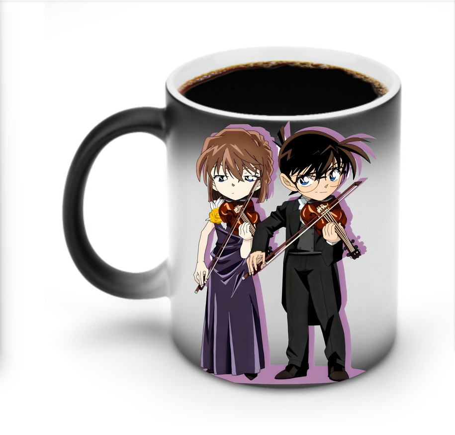 （画像用） 名探偵コナン 灰原 哀 はいばら あい Detective Conan Anita Hailey、Vi Graythorn Haibara Ai 温度変色マグカップ