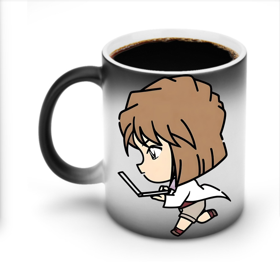 （画像用） 名探偵コナン 灰原 哀 はいばら あい Detective Conan Anita Hailey、Vi Graythorn Haibara Ai 温度変色マグカップ