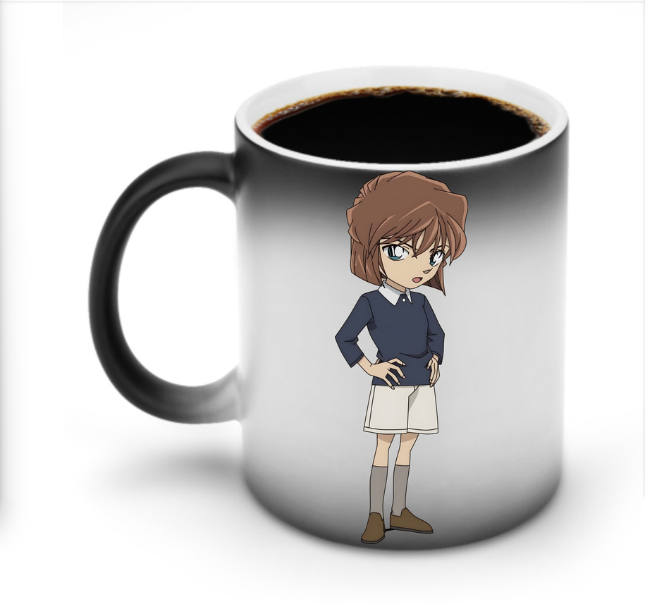 （画像用） 名探偵コナン 灰原 哀 はいばら あい Detective Conan Anita Hailey、Vi Graythorn Haibara Ai 温度変色マグカップ