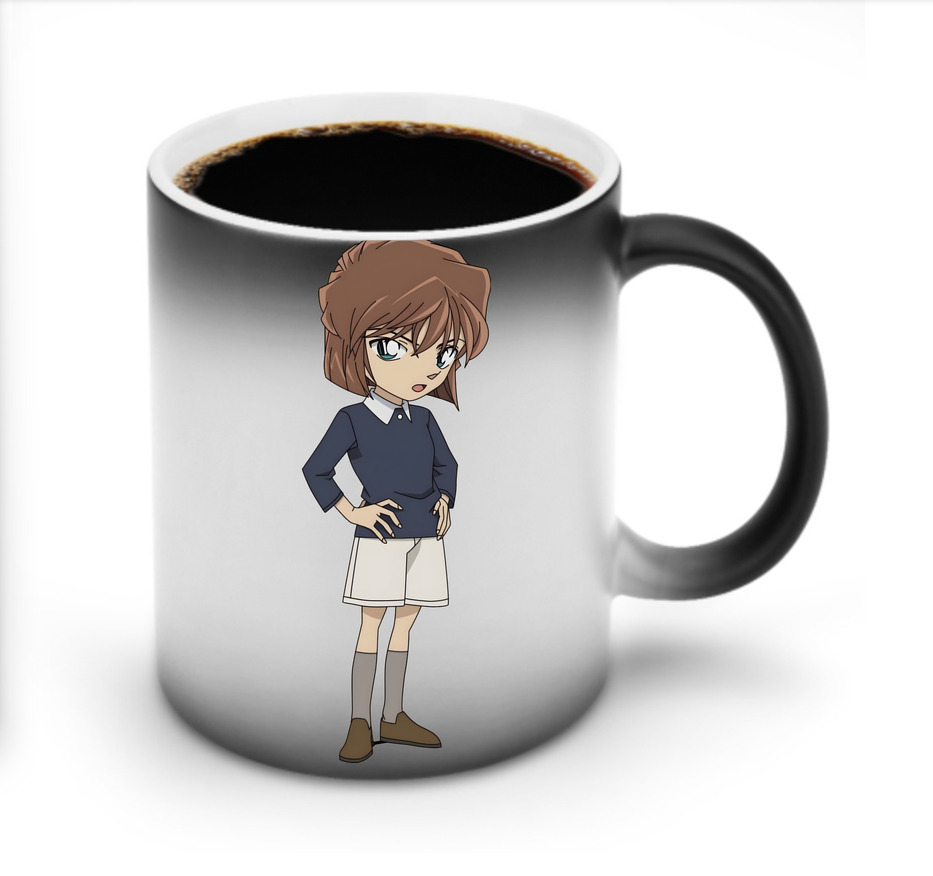 （画像用） 名探偵コナン 灰原 哀 はいばら あい Detective Conan Anita Hailey、Vi Graythorn Haibara Ai 温度変色マグカップ
