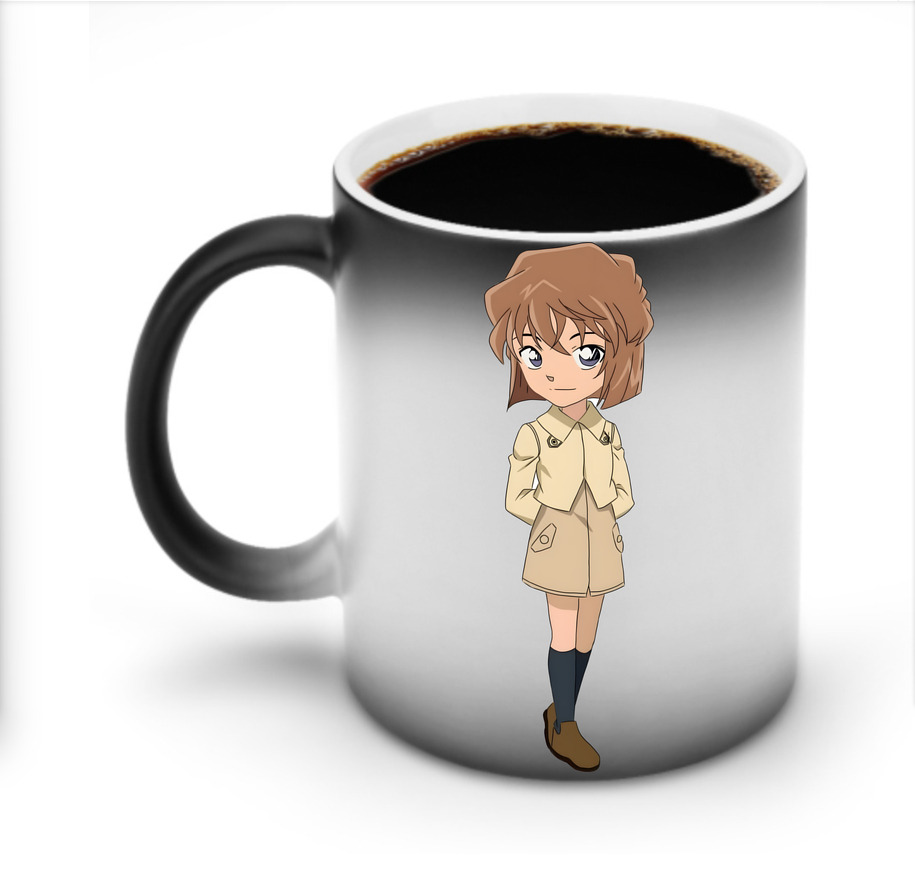 （画像用） 名探偵コナン 灰原 哀 はいばら あい Detective Conan Anita Hailey、Vi Graythorn Haibara Ai 温度変色マグカップ