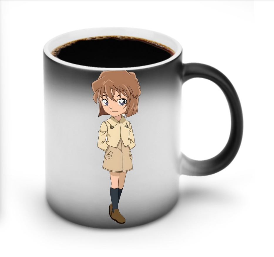 （画像用） 名探偵コナン 灰原 哀 はいばら あい Detective Conan Anita Hailey、Vi Graythorn Haibara Ai 温度変色マグカップ