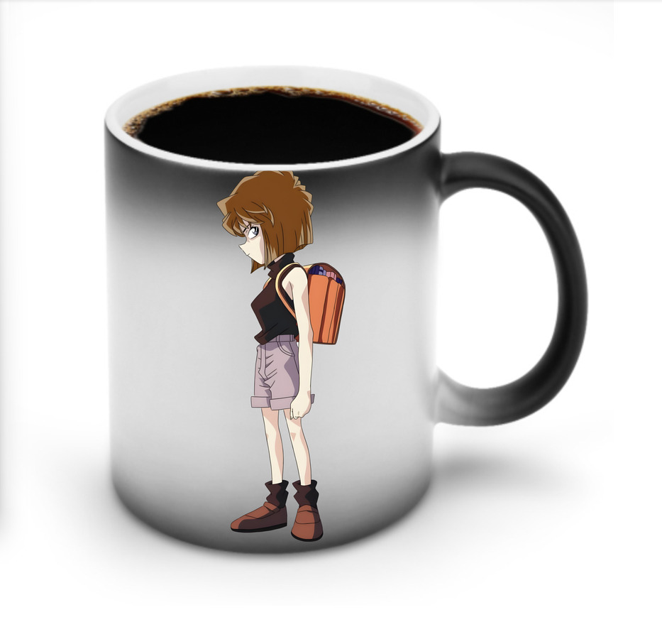 （画像用） 名探偵コナン 灰原 哀 はいばら あい Detective Conan Anita Hailey、Vi Graythorn Haibara Ai 温度変色マグカップ