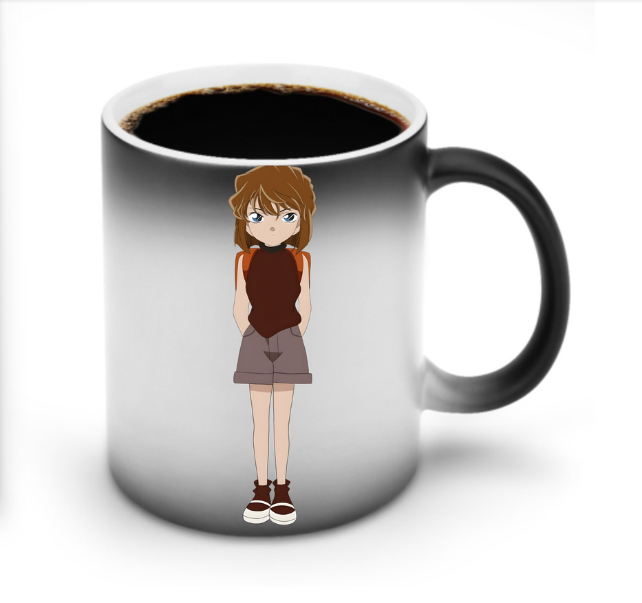 （画像用） 名探偵コナン 灰原 哀 はいばら あい Detective Conan Anita Hailey、Vi Graythorn Haibara Ai 温度変色マグカップ