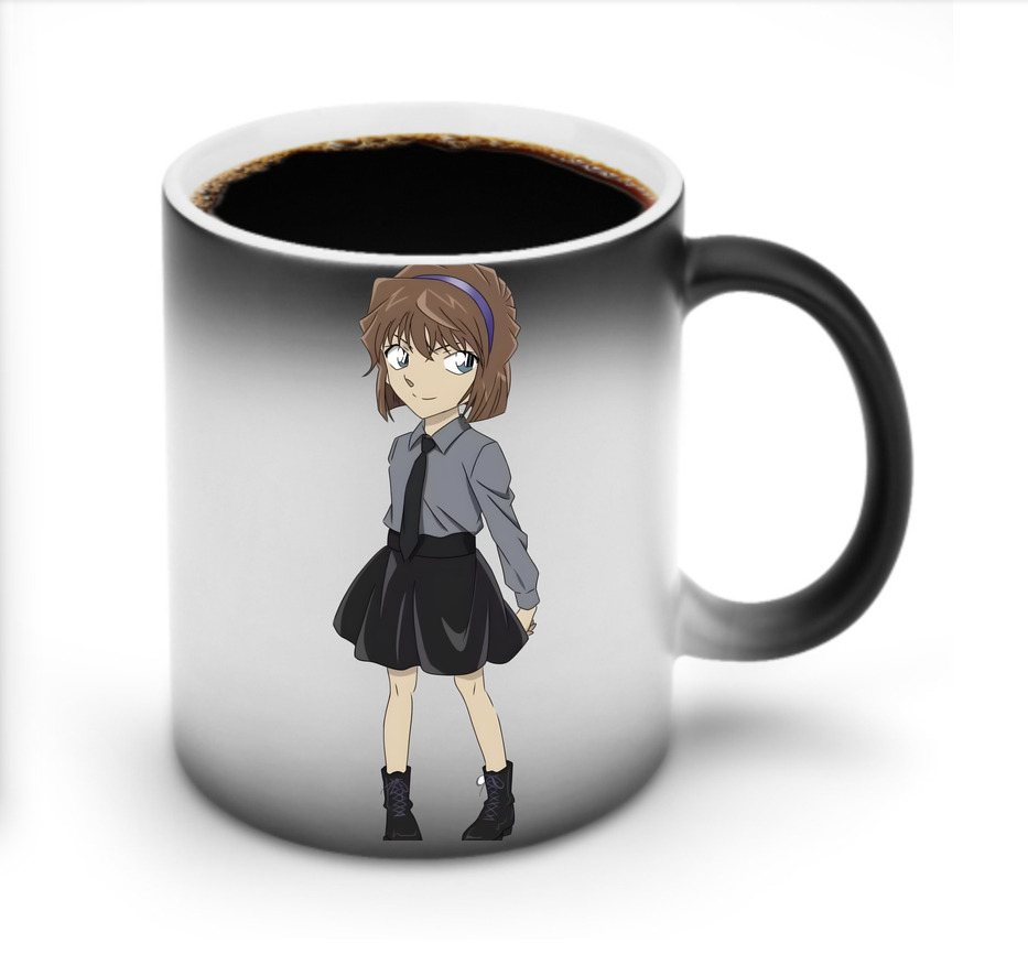 （画像用） 名探偵コナン 灰原 哀 はいばら あい Detective Conan Anita Hailey、Vi Graythorn Haibara Ai 温度変色マグカップ