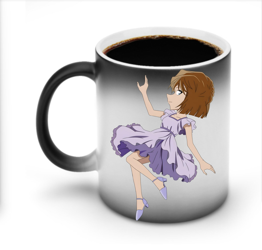 （画像用） 名探偵コナン 灰原 哀 はいばら あい Detective Conan Anita Hailey、Vi Graythorn Haibara Ai 温度変色マグカップ