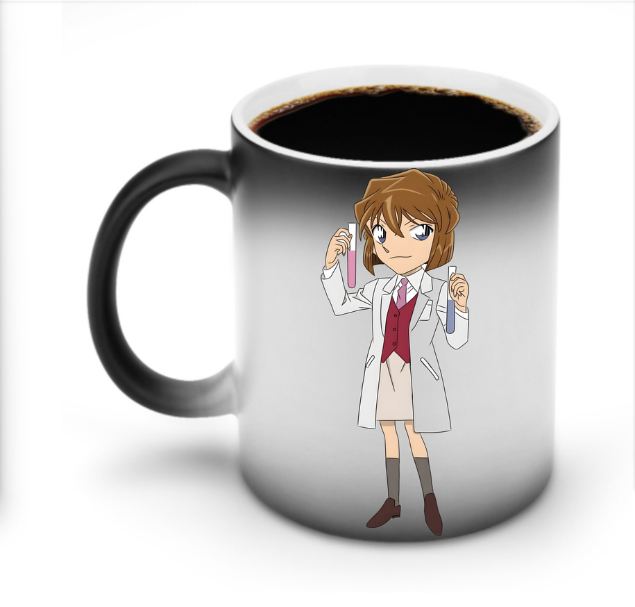 （画像用） 名探偵コナン 灰原 哀 はいばら あい Detective Conan Anita Hailey、Vi Graythorn Haibara Ai 温度変色マグカップ