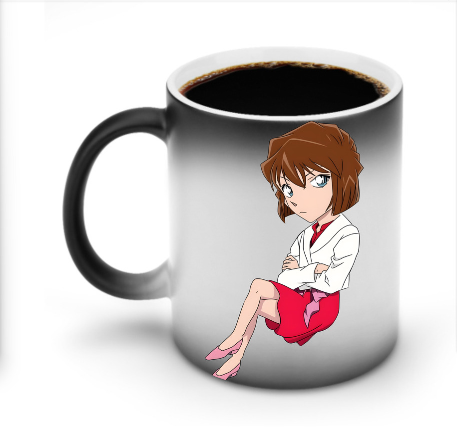 （画像用） 名探偵コナン 灰原 哀 はいばら あい Detective Conan Anita Hailey、Vi Graythorn Haibara Ai 温度変色マグカップ