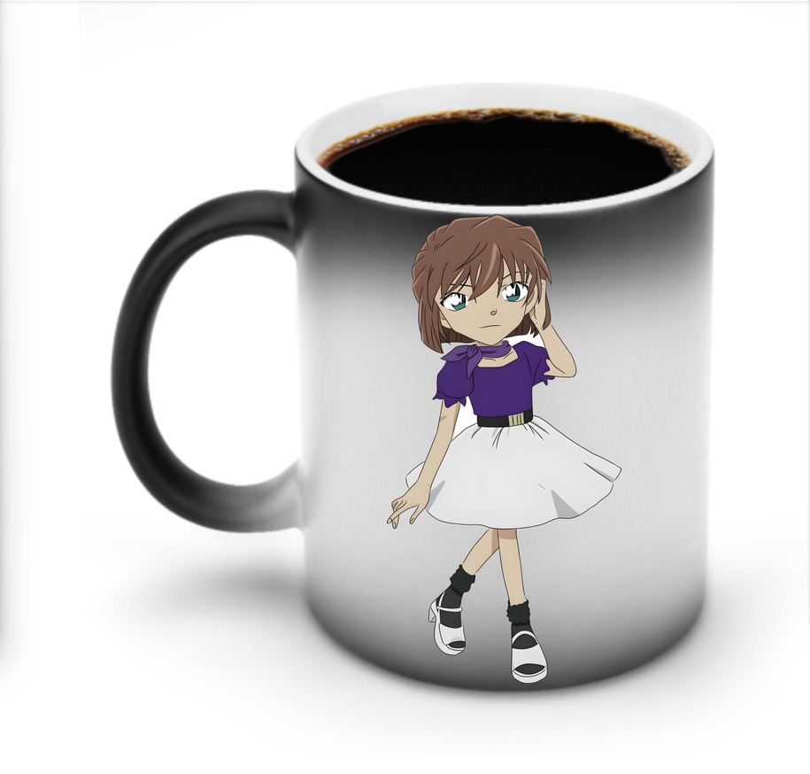（画像用） 名探偵コナン 灰原 哀 はいばら あい Detective Conan Anita Hailey、Vi Graythorn Haibara Ai 温度変色マグカップ
