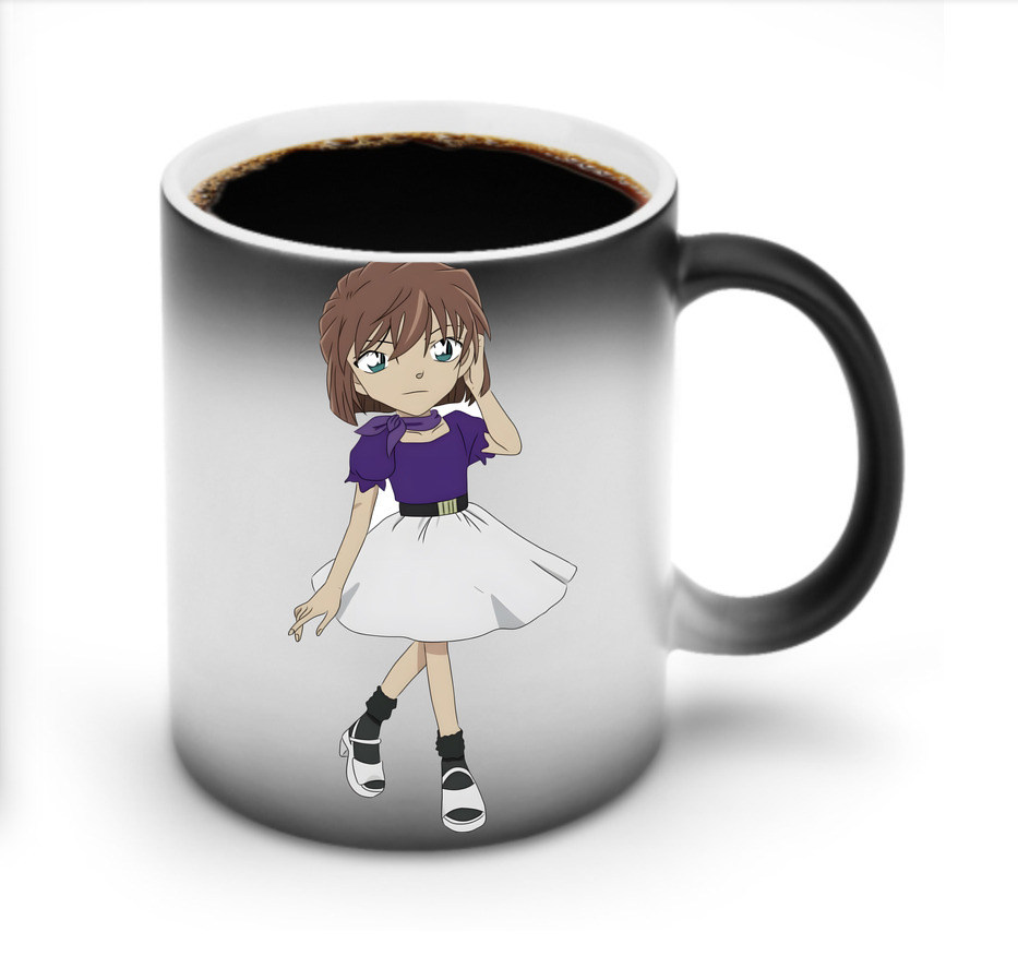 （画像用） 名探偵コナン 灰原 哀 はいばら あい Detective Conan Anita Hailey、Vi Graythorn Haibara Ai 温度変色マグカップ