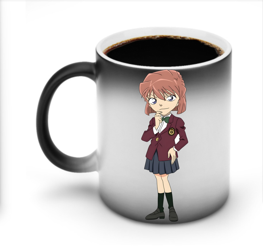 （画像用） 名探偵コナン 灰原 哀 はいばら あい Detective Conan Anita Hailey、Vi Graythorn Haibara Ai 温度変色マグカップ