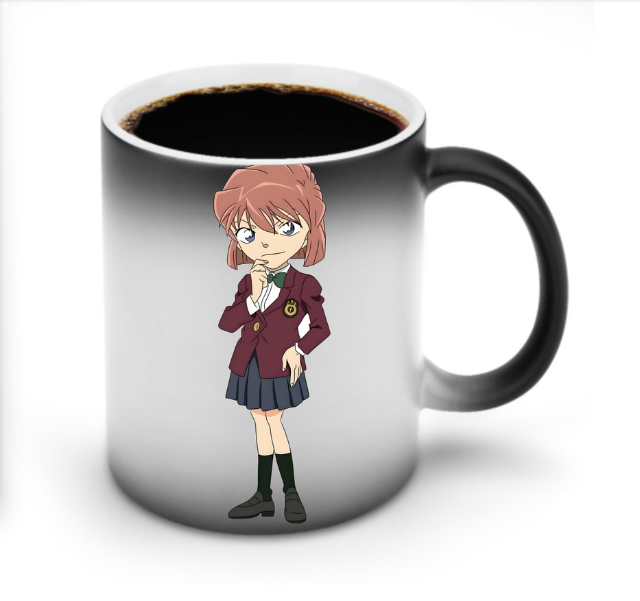 （画像用） 名探偵コナン 灰原 哀 はいばら あい Detective Conan Anita Hailey、Vi Graythorn Haibara Ai 温度変色マグカップ