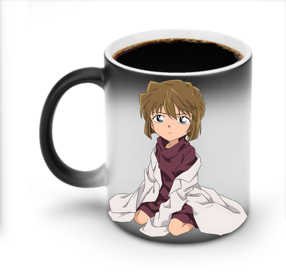 （画像用） 名探偵コナン 灰原 哀 はいばら あい Detective Conan Anita Hailey、Vi Graythorn Haibara Ai 温度変色マグカップ