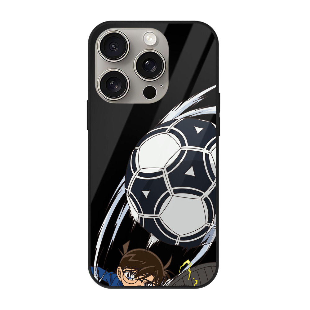 （画像用） 名探偵コナン 江戸川 コナン Detective Conan Conan Edogawa 【iPhone15Pro対応】スマホケース 耐衝撃＆黄変防止 背面ガラス