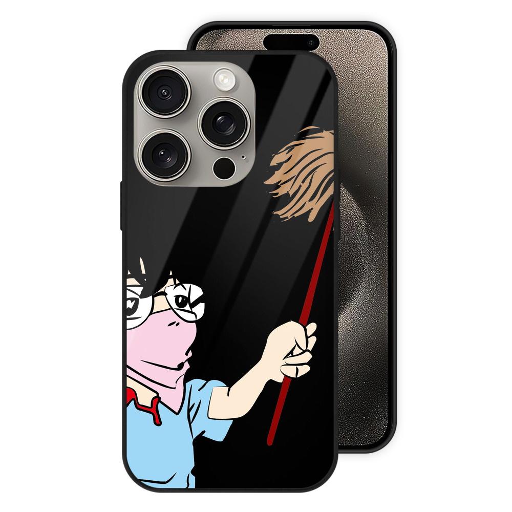 （画像用） 名探偵コナン 江戸川 コナン Detective Conan Conan Edogawa 【iPhone15Pro対応】スマホケース 耐衝撃＆黄変防止 背面ガラス