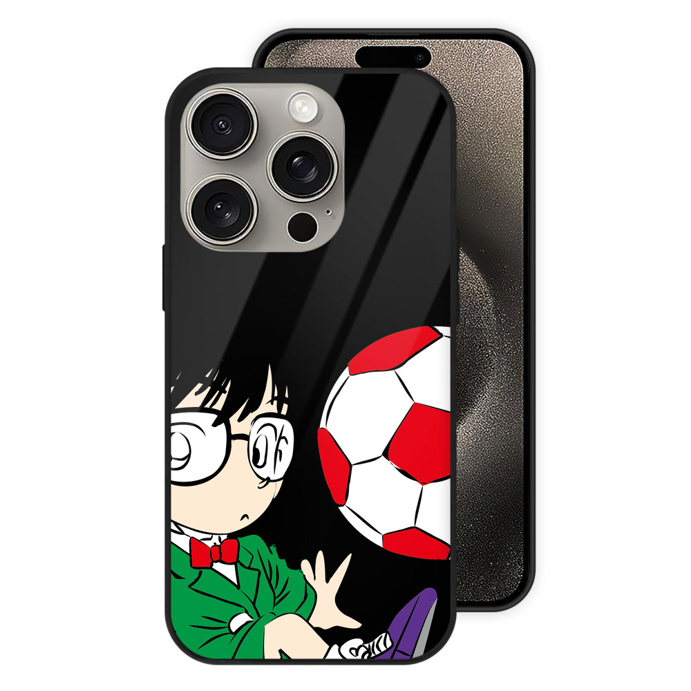 （画像用） 名探偵コナン 江戸川 コナン Detective Conan Conan Edogawa 【iPhone15Pro対応】スマホケース 耐衝撃＆黄変防止 背面ガラス