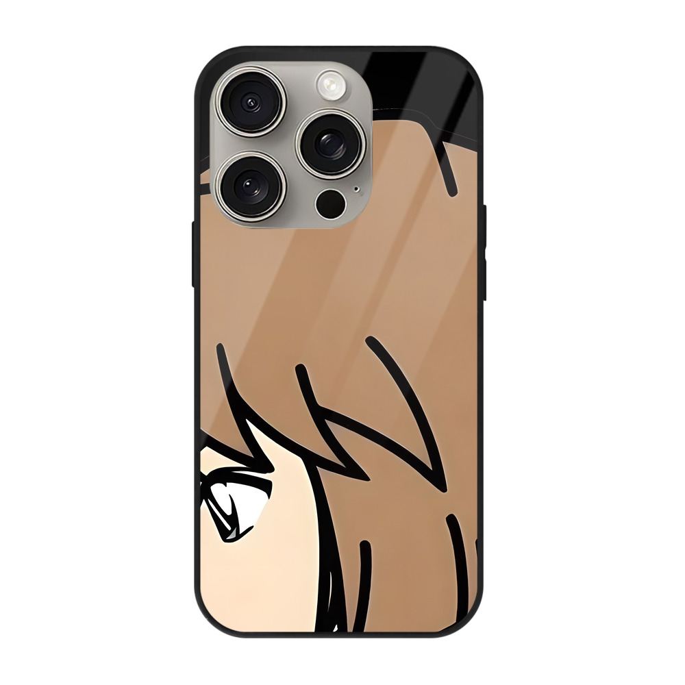 （画像用） 名探偵コナン 灰原 哀 はいばら あい Detective Conan Anita Hailey、Vi Graythorn Haibara Ai 【iPhone15Pro対応】スマホケース 耐衝撃＆黄変防止 背面ガラス
