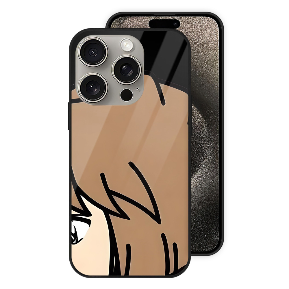 （画像用） 名探偵コナン 灰原 哀 はいばら あい Detective Conan Anita Hailey、Vi Graythorn Haibara Ai 【iPhone15Pro対応】スマホケース 耐衝撃＆黄変防止 背面ガラス