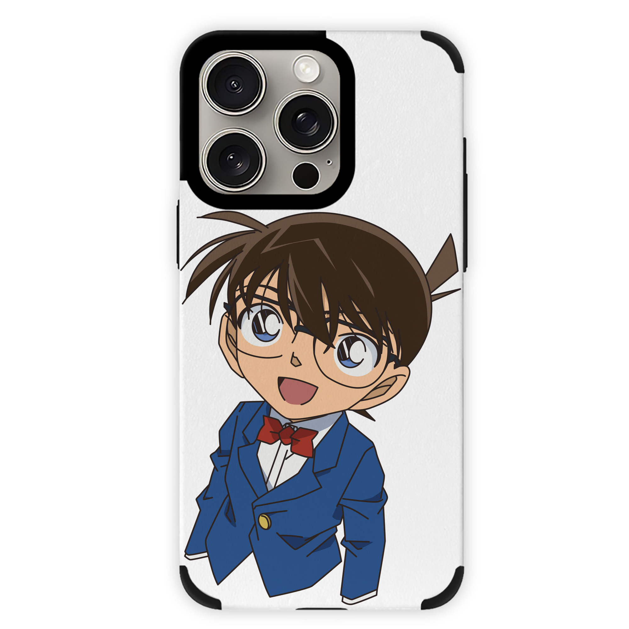 （画像用） 名探偵コナン 江戸川 コナン Detective Conan Conan Edogawa 【iPhone15ProMax対応】 PUレザー スマホケース 耐衝撃＆黄変防止