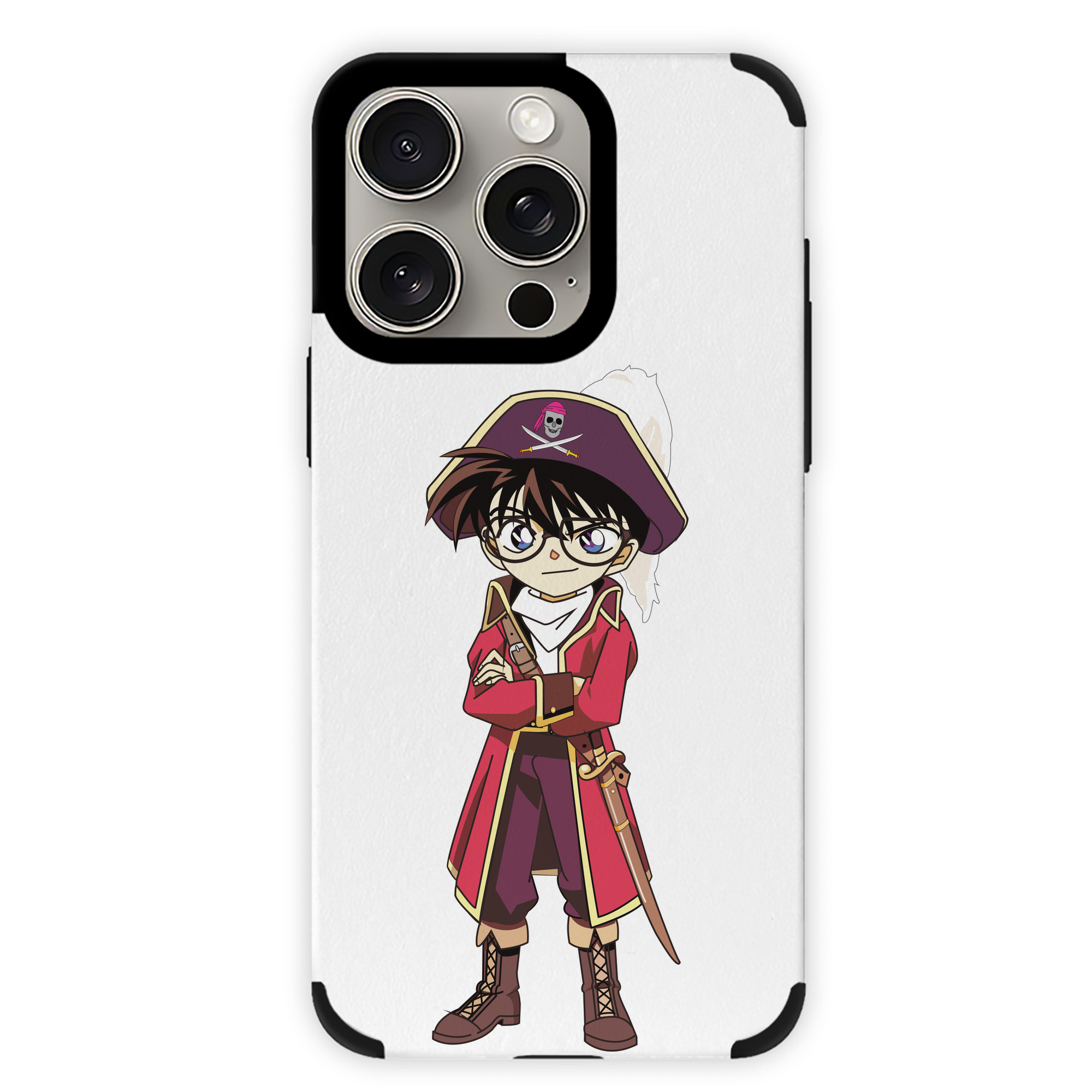 （画像用） 名探偵コナン 江戸川 コナン Detective Conan Conan Edogawa 【iPhone15ProMax対応】 PUレザー スマホケース 耐衝撃＆黄変防止