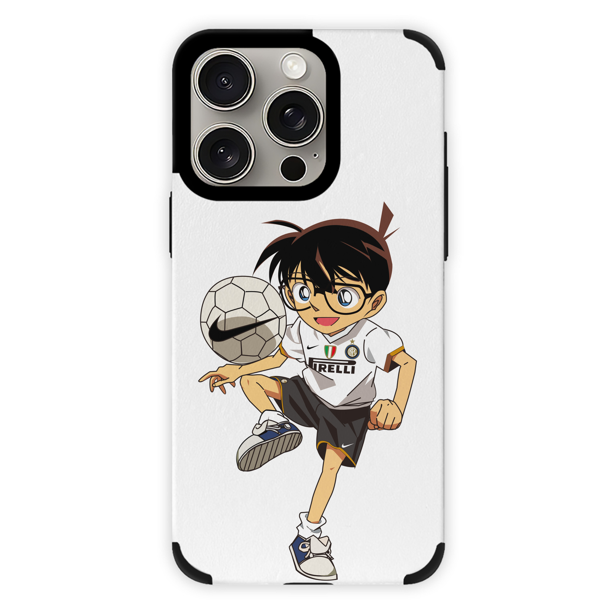 （画像用） 名探偵コナン 江戸川 コナン Detective Conan Conan Edogawa 【iPhone15ProMax対応】 PUレザー スマホケース 耐衝撃＆黄変防止