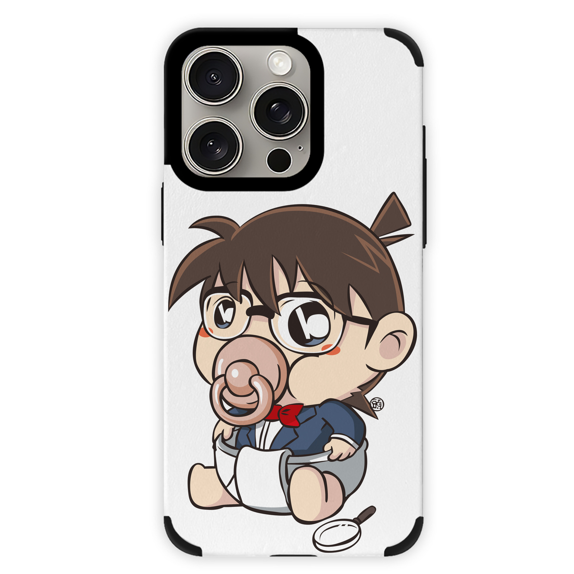 （画像用） 名探偵コナン 江戸川 コナン Detective Conan Conan Edogawa 【iPhone15ProMax対応】 PUレザー スマホケース 耐衝撃＆黄変防止