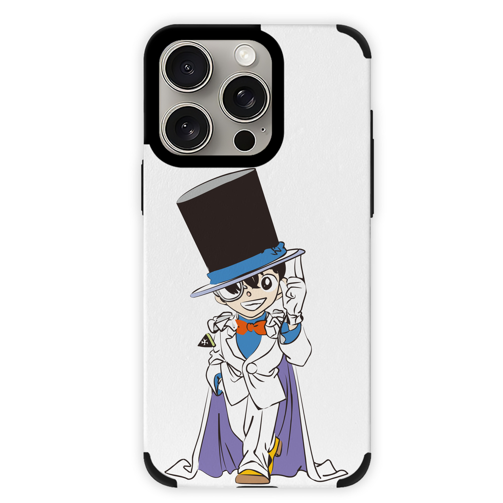 （画像用） 名探偵コナン 江戸川 コナン Detective Conan Conan Edogawa 【iPhone15ProMax対応】 PUレザー スマホケース 耐衝撃＆黄変防止