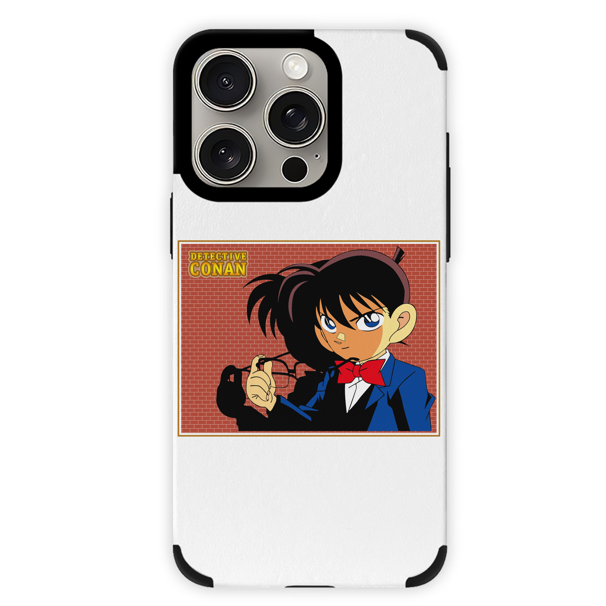 （画像用） 名探偵コナン 江戸川 コナン Detective Conan Conan Edogawa 【iPhone15ProMax対応】 PUレザー スマホケース 耐衝撃＆黄変防止